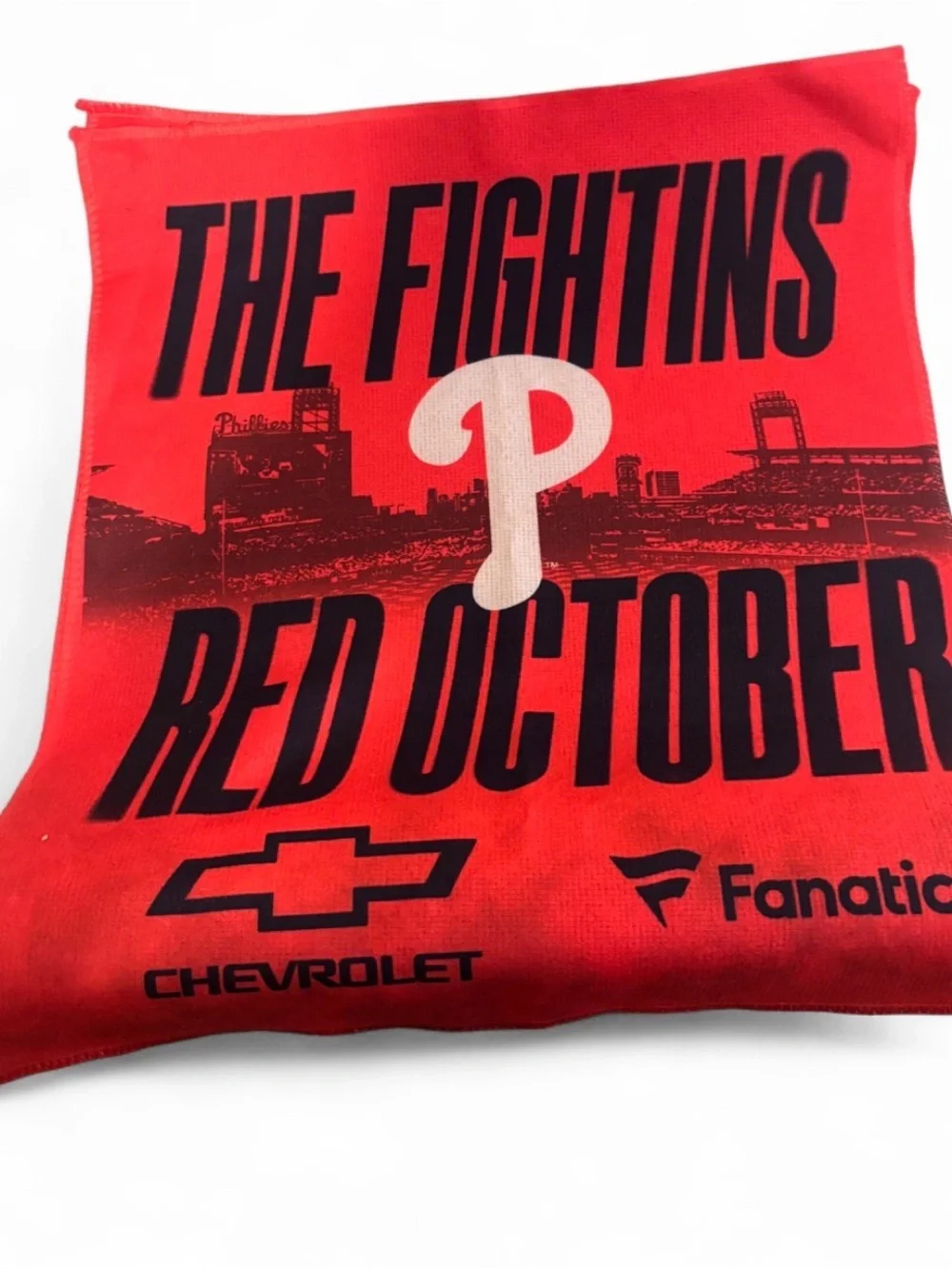 Chevrolet x Fanatics Philadelphia Phillies Red 'The Fightins' Pillow Cover